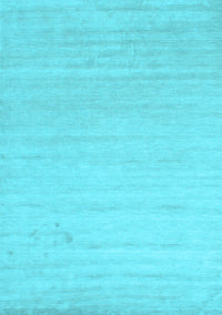 Solid Light Blue Modern Rug, con582lblu