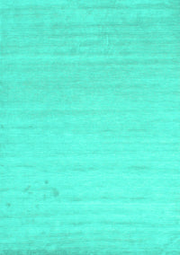 Solid Turquoise Modern Rug, con582turq