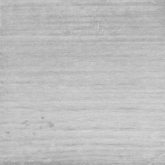 Round Machine Washable Solid Gray Modern Rug, wshcon582gry