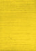 Solid Yellow Modern Rug, con582yw