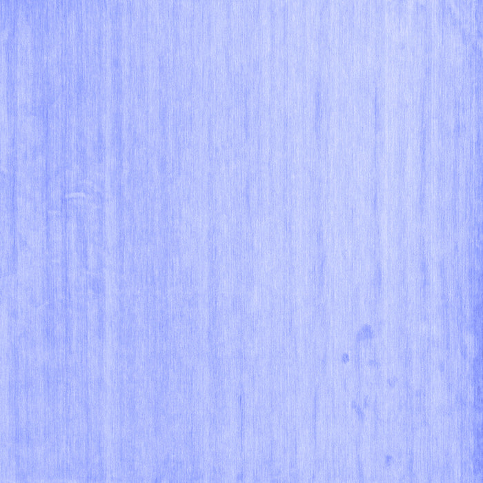 Square Solid Blue Modern Rug, con582blu