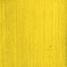 Square Machine Washable Solid Yellow Modern Rug, wshcon582yw