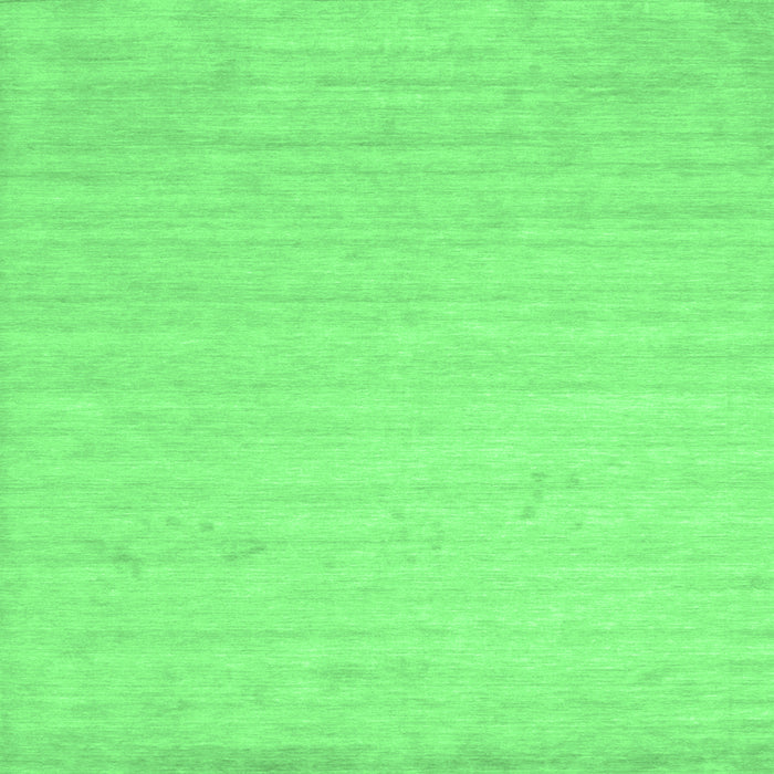 Square Machine Washable Solid Emerald Green Modern Area Rugs, wshcon583emgrn