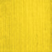 Square Solid Yellow Modern Rug, con583yw