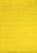 Solid Yellow Modern Rug, con583yw