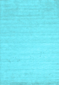 Solid Light Blue Modern Rug, con583lblu