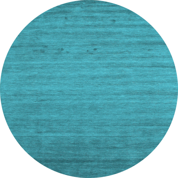 Round Machine Washable Abstract Light Blue Contemporary Rug, wshcon584lblu