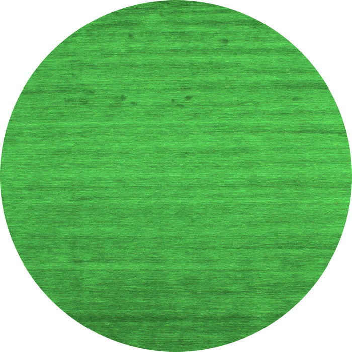 Square Abstract Green Contemporary Rug, con584grn