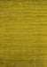 Machine Washable Abstract Yellow Contemporary Rug, wshcon584yw