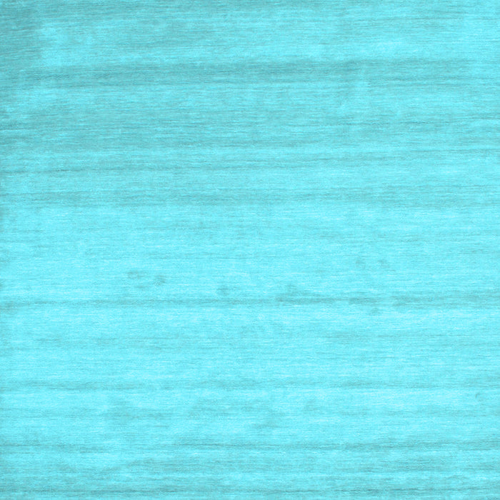 Square Machine Washable Solid Light Blue Modern Rug, wshcon585lblu