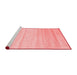 Modern Red Washable Rugs