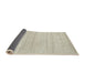 Thickness of Contemporary Tan Brown Solid Rug, con586