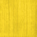 Square Machine Washable Solid Yellow Modern Rug, wshcon586yw