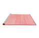 Modern Red Washable Rugs