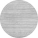 Machine Washable Solid Gray Modern Rug, wshcon586gry