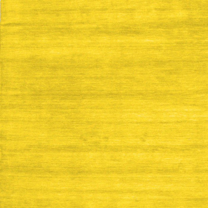 Machine Washable Solid Yellow Modern Rug, wshcon586yw