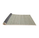 Thickness of Contemporary Sage Green Solid Rug, con587