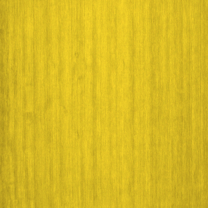 Square Solid Yellow Modern Rug, con587yw
