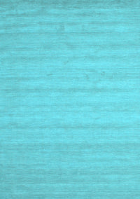 Solid Light Blue Modern Rug, con587lblu