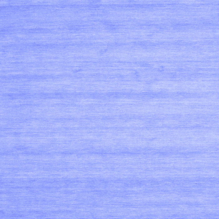 Machine Washable Solid Blue Modern Rug, wshcon587blu
