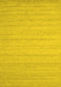 Solid Yellow Modern Rug, con587yw