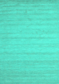 Solid Turquoise Modern Rug, con587turq