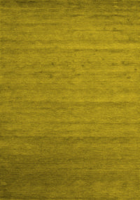 Abstract Yellow Contemporary Rug, con588yw