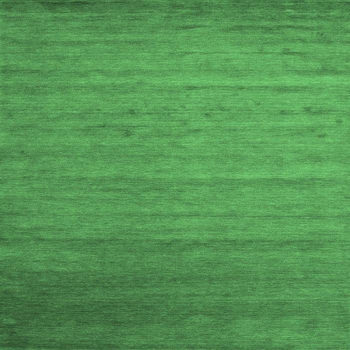 Square Machine Washable Abstract Emerald Green Contemporary Area Rugs, wshcon588emgrn