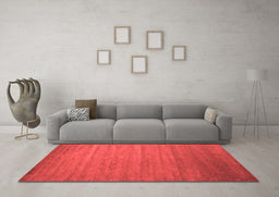 Contemporary Red Washable Rugs