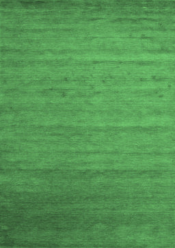Abstract Emerald Green Contemporary Rug, con588emgrn
