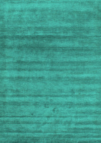 Abstract Turquoise Contemporary Rug, con589turq