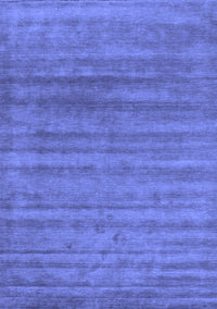 Abstract Blue Contemporary Rug, con589blu