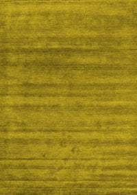 Abstract Yellow Contemporary Rug, con589yw