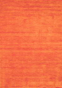 Abstract Orange Contemporary Rug, con58org