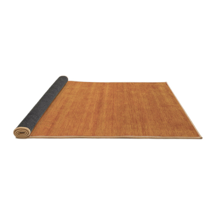 Sideview of Abstract Brown Contemporary Rug, con58brn