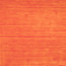 Serging Thickness of Abstract Orange Contemporary Rug, con58org