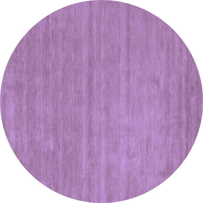 Round Abstract Blue Contemporary Rug, con58blu