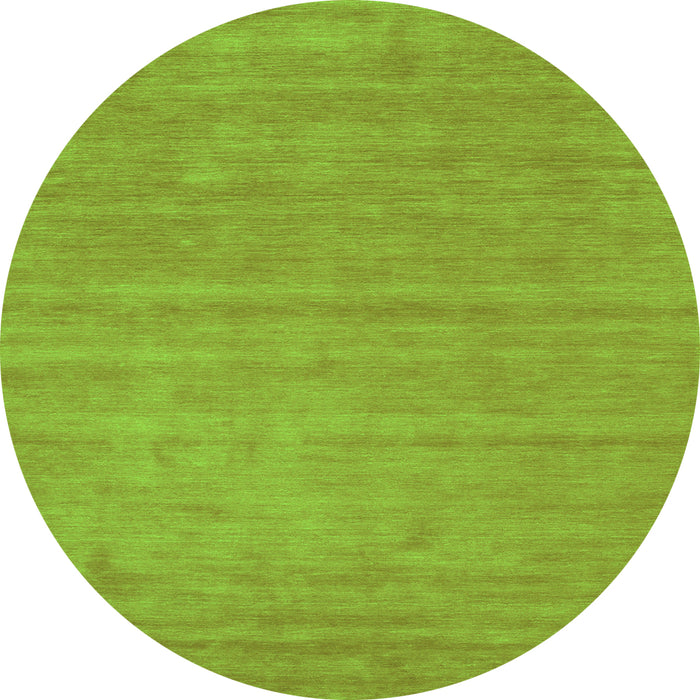 Square Abstract Green Contemporary Rug, con58grn