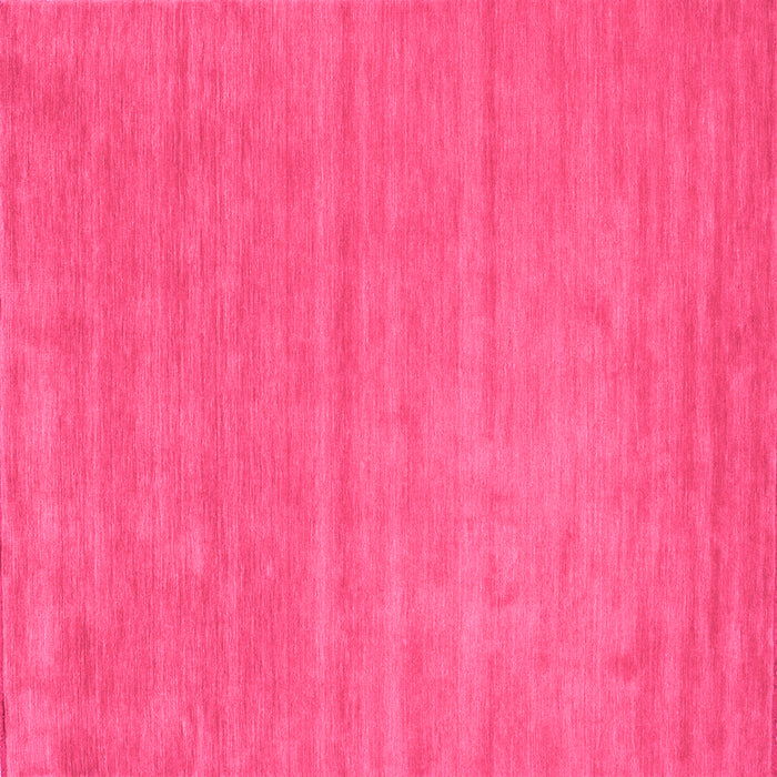 Square Machine Washable Abstract Pink Contemporary Rug, wshcon58pnk