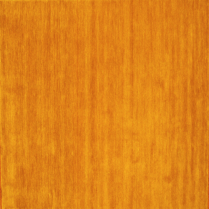 Square Abstract Yellow Contemporary Rug, con58yw