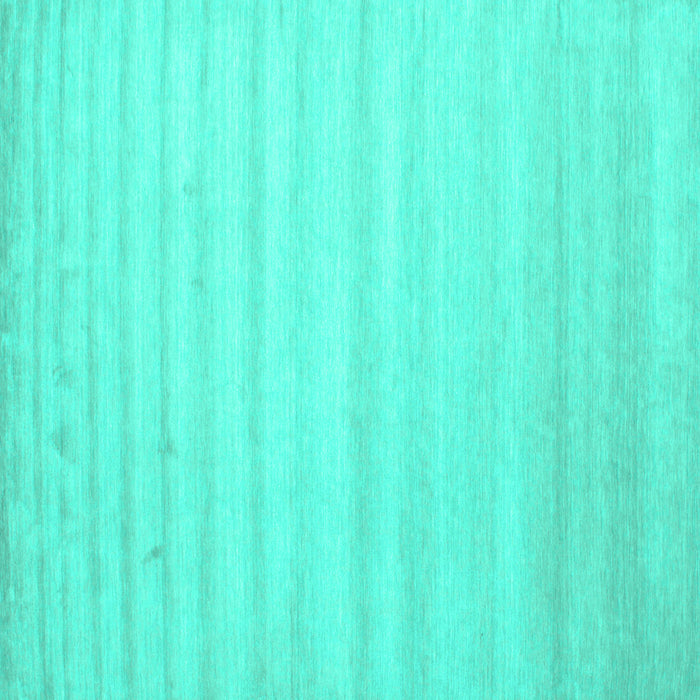 Square Solid Turquoise Modern Rug, con590turq