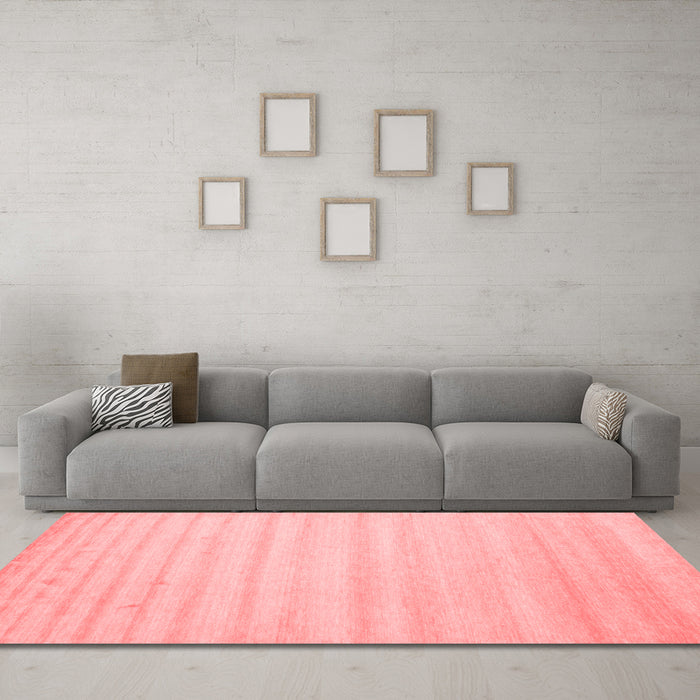 Modern Red Washable Rugs