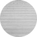 Machine Washable Solid Gray Modern Rug, wshcon590gry