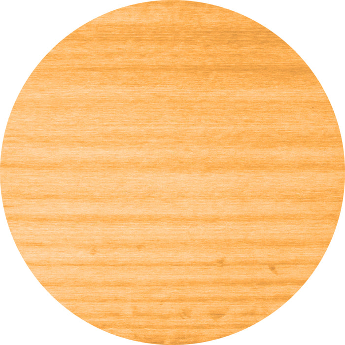 Square Solid Orange Modern Rug, con590org