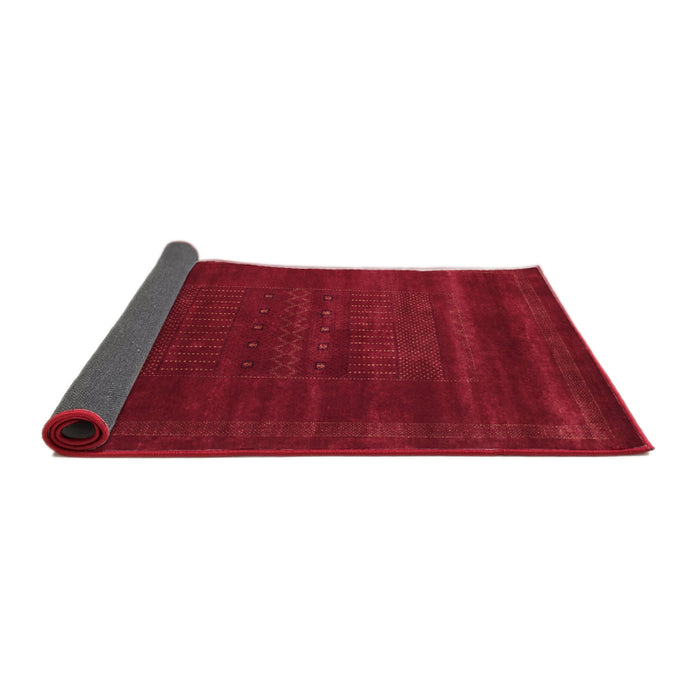 Thickness of Contemporary Red Modern Rug, con591