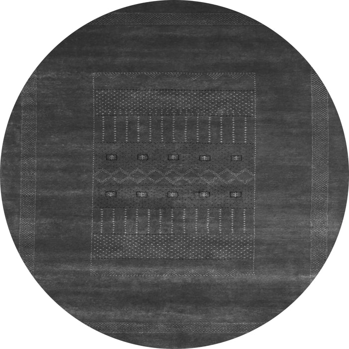 Machine Washable Abstract Gray Contemporary Rug, wshcon591gry