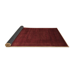 Sideview of Abstract Brown Contemporary Rug, con591brn