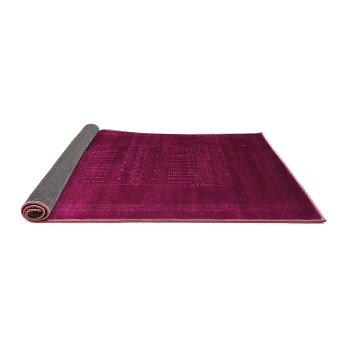 Sideview of Abstract Pink Contemporary Rug, con591pnk