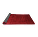 Abstract Red Contemporary Area Rugs