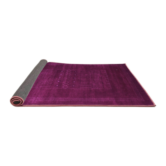 Sideview of Abstract Purple Contemporary Rug, con591pur